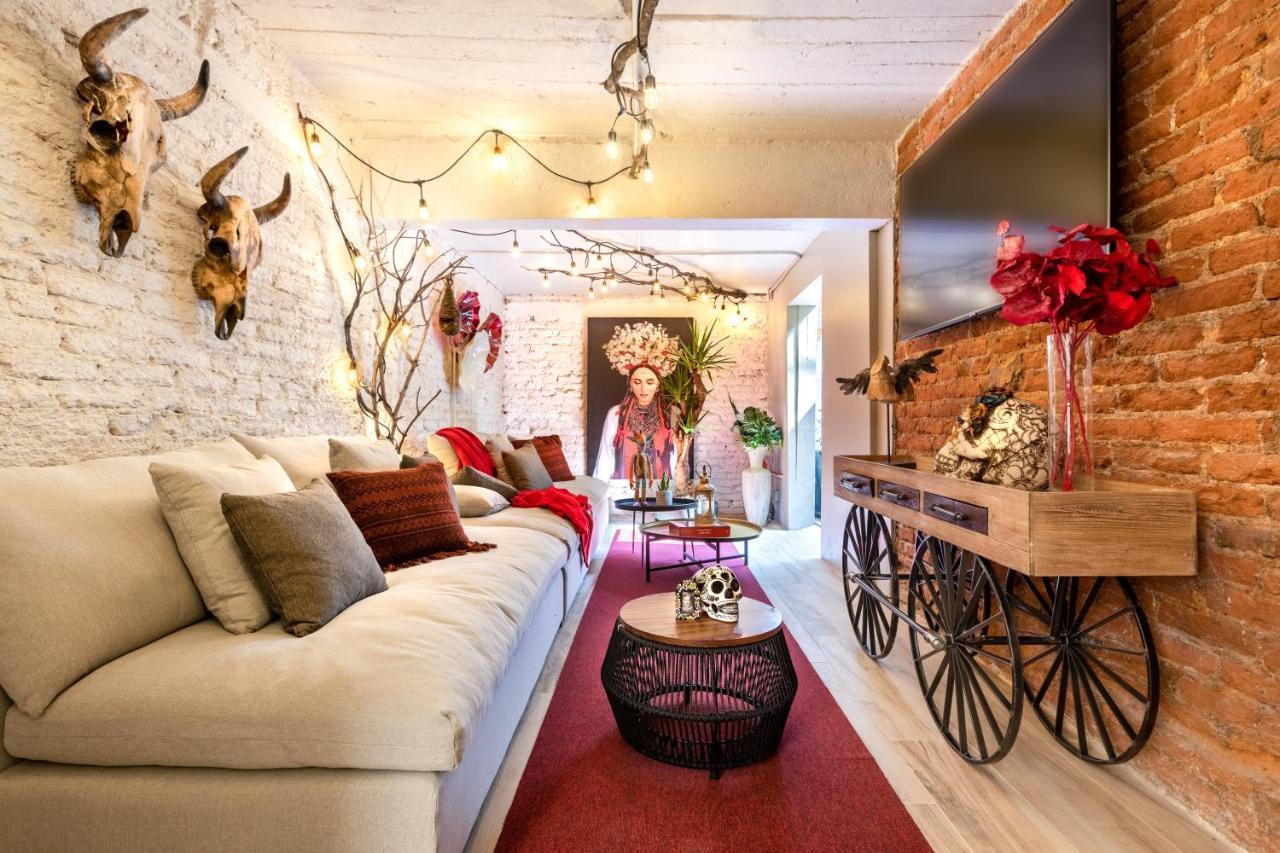 Casa Kanabri Hostal Boutique เม็กซิโกซิตี้ ภายนอก รูปภาพ